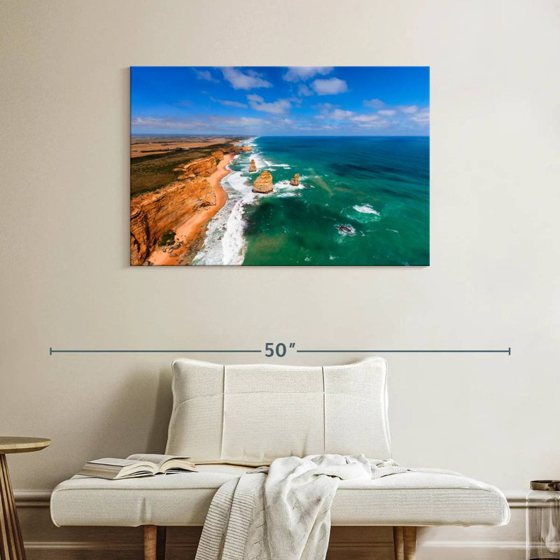 Gillard Great Ocean Road Cliff, 26" H x 39" W
