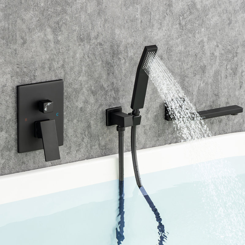 All-In-One Kit with Rough in-Valve, Matte Black