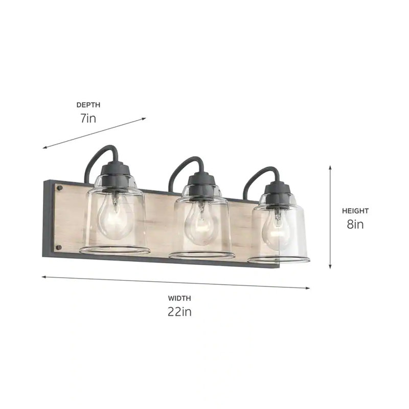 Vang 3 - Light Dimmable Vanity Light