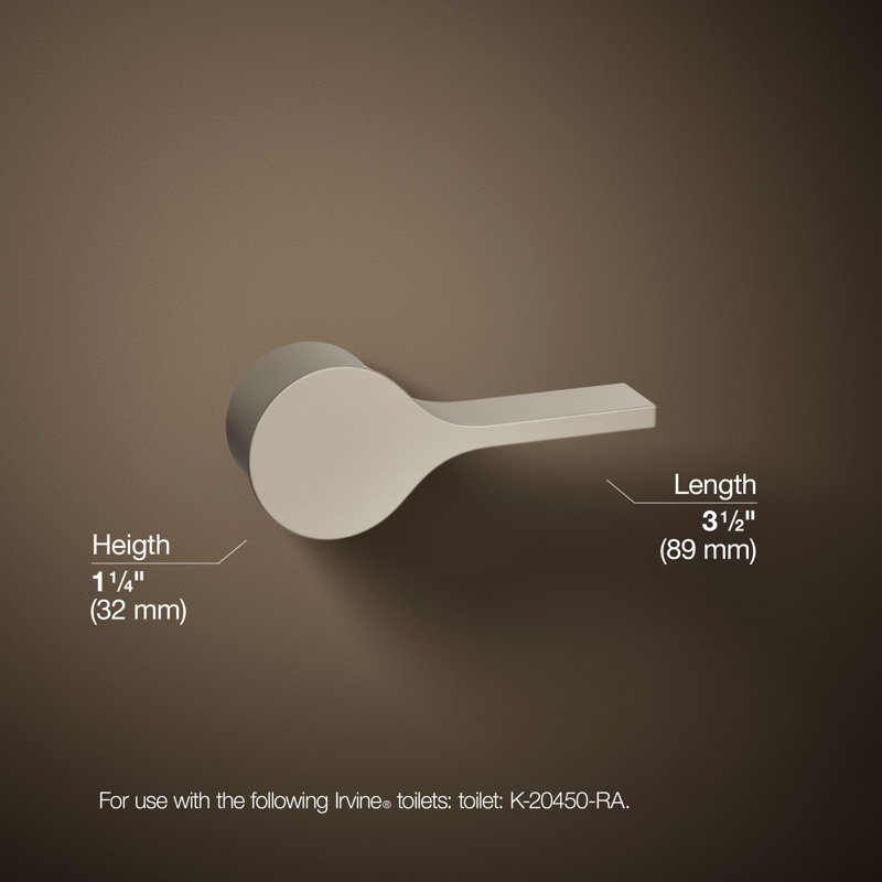 Right-Hand Trip Lever, Vibrant Brushed Nickel