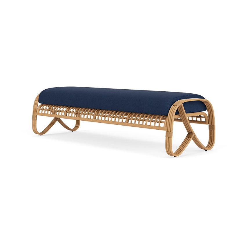 Riviera Patio Bench, Sandberg Navy