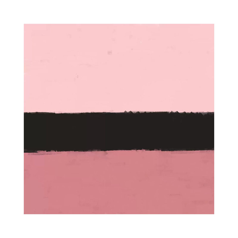 Pink Abstract by Alisa Galitsyna - Wrapped Canvas Print, 30.48 cm H x 30.48 cm W