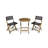 HILLSIDE BISTRO SET,2 Chairs+1 Table