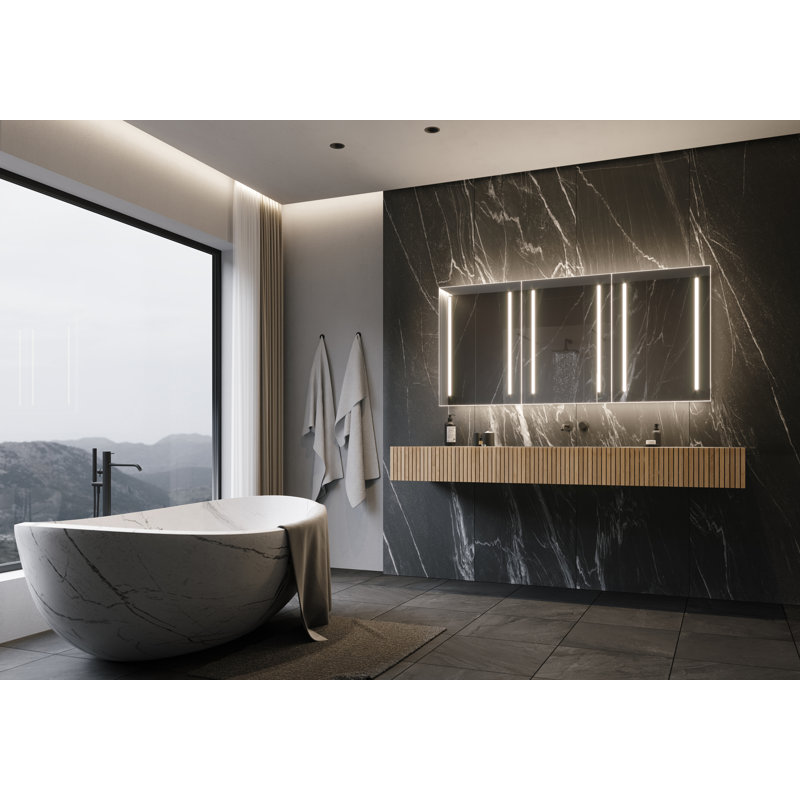 Stella Mirror with Shelves, 3000K