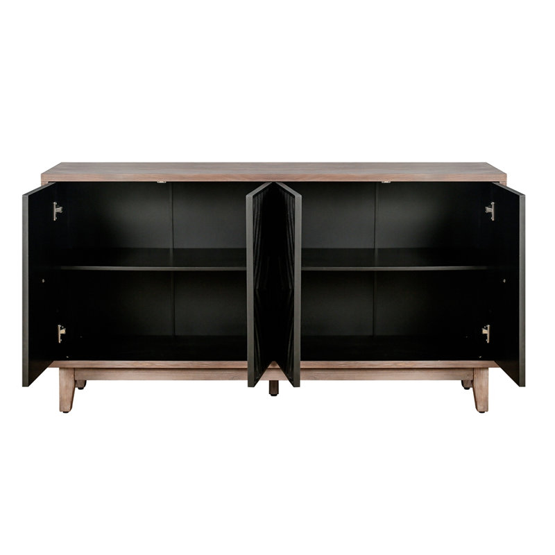 Buffet 60 "Mid Century, Noir antique