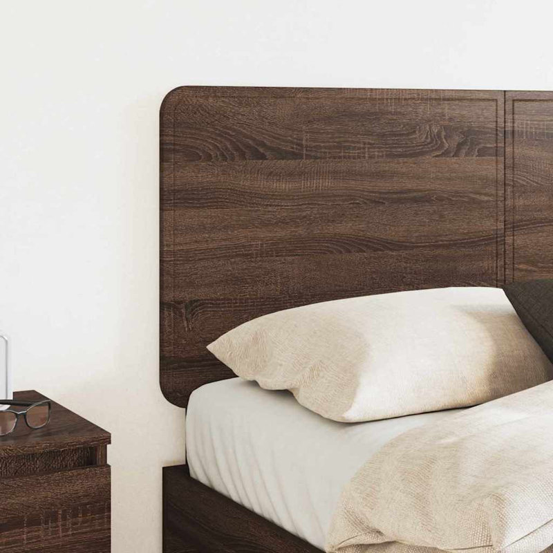 Headboard, Full/Double, Brown Oak
