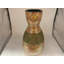 Vase de plancher en terre cuite noir / orange / rouge 24 po