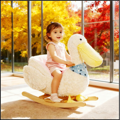 Adorable jouet à bascule interactif Pelican pour enfants, avec des sons réalistes et un mouvement fluide pour un plaisir sans fin