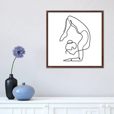 Yoga Scorpion Square by Dane Khy - Print on Canvas