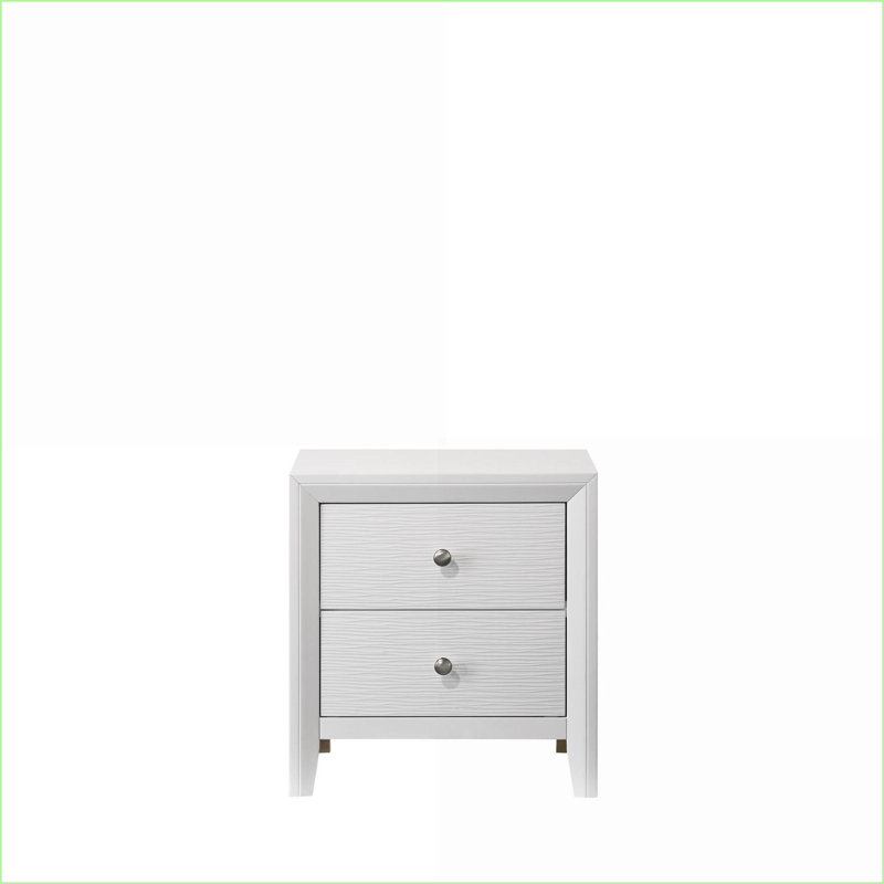 Table de bout avec rangement à 2 tiroirs Modern