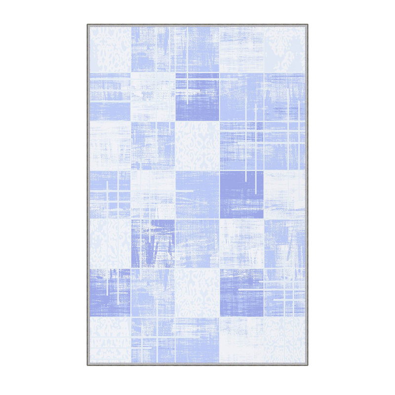 Premium Hall Carpet, 2.6 x 6.6 Feet, 100% Polyester, 0.3 in Pile Height | Antibacterial, Non-Slip Underside, Machine Washable | 3D Digital Print Design, Durable & Stylish for Entryways, Living Rooms & More