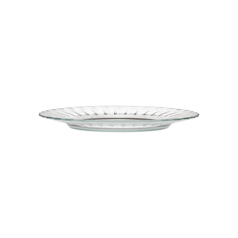 Cristal Glass Salad Plates, Clear