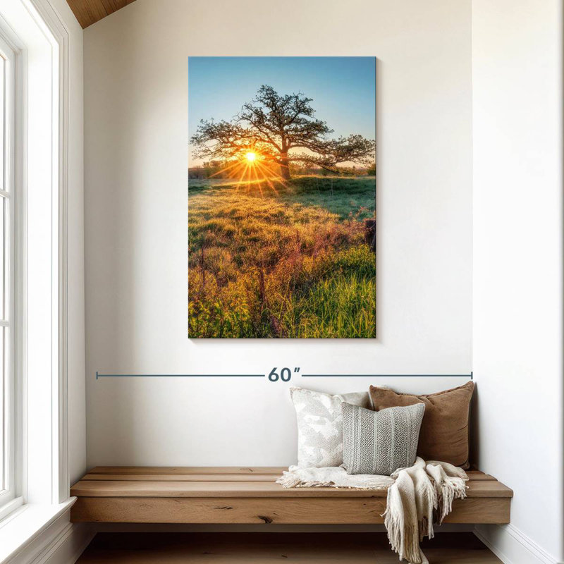 Harnek Oak Tree Sunrise, H 45 po x l 30 po