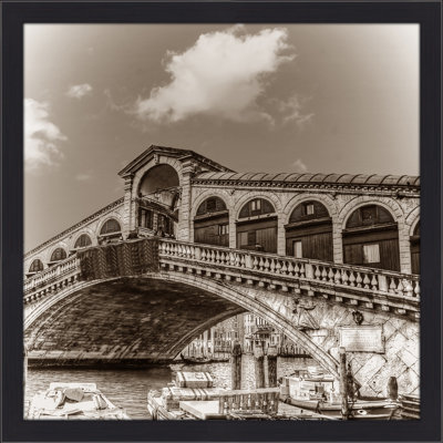 "italie en sépia 3" , reproduction de photo encadrée