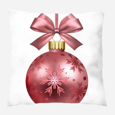  Bauble Indoor/Outdoor Canvas Throw Pillow