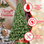 Arbre artificiel de 9 pi pour Noël, 650 lumières ultralégères, pointes épaisses de 1930, conception à dépliage automatique, arbre de base stable, éclairage, caractéristique de branche pleine, support robuste-270173199