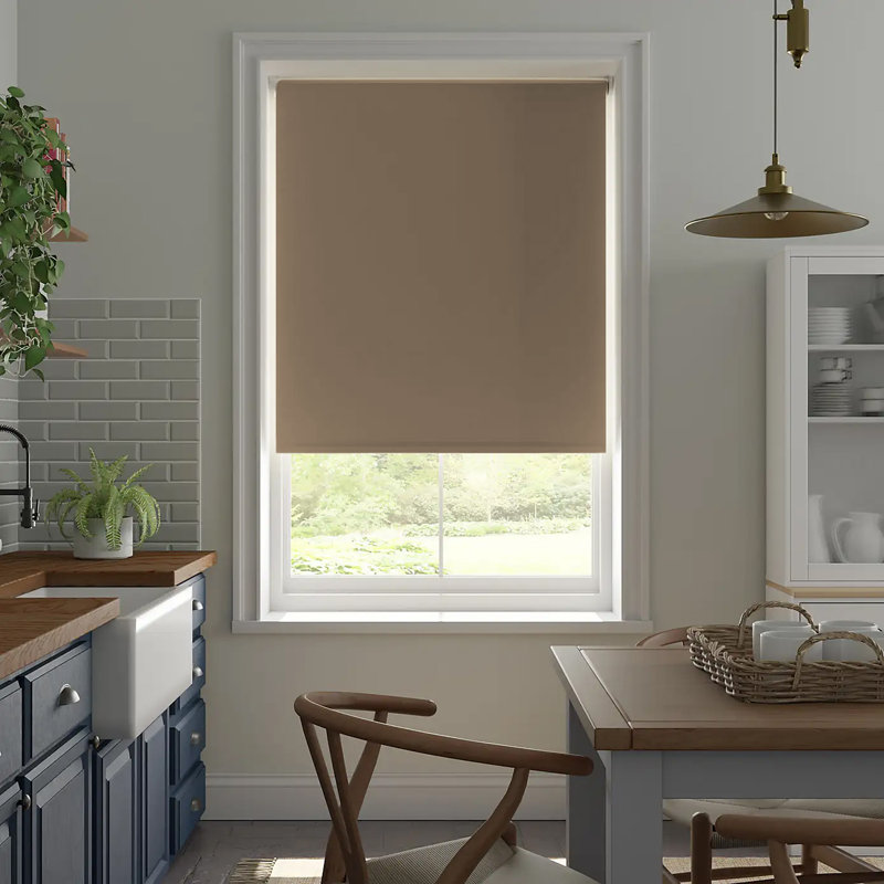 Blackout Roll-Up Shade, Black, 80 cm L x 60 cm W