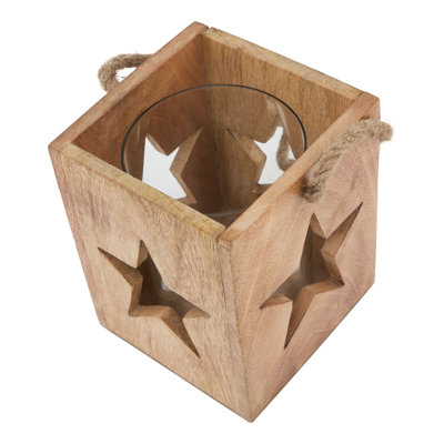 Glass Tabletop Tealight Holder