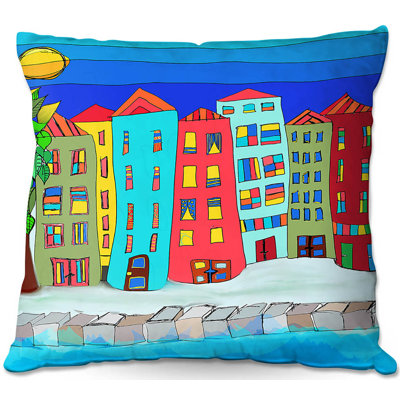 Couch Condo Peace Throw Pillow