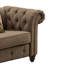 Fauteuil d'appoint brun capitonné avec coussin-519194216-519194263