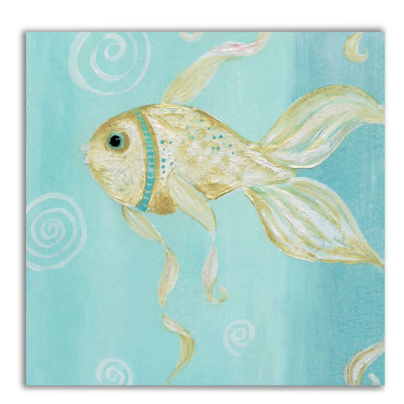 « fantaisiste sea ii », peinture sur toile tendue, H 10 po x l 10 po x P 1,5 po