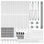 160cm H x 5000cm W Steel Border Fencing