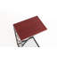 Table d'appoint FCH à couche simple de densité P2 de type C avec motif de feuilles brun et noir thermolaqué