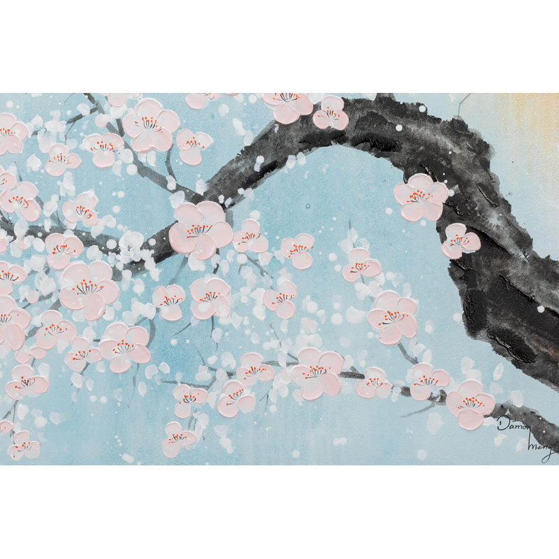 Hand -painted Flowering Beginning Acrylic Painting