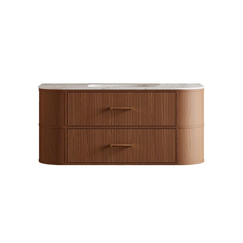 Meuble-lavabo suspendu 2 tiroirs ISABELLA