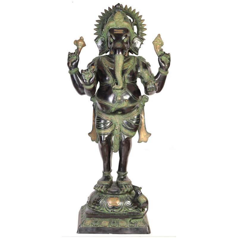 Statue Chaturbhuja debout Ganesha