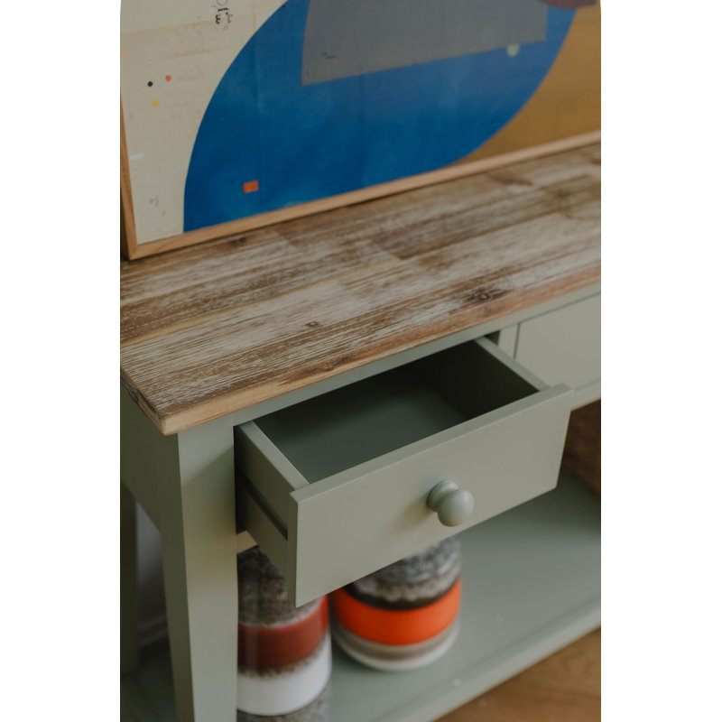 Bayou 143 cm W Console Table, Sage Green