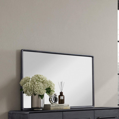 Miroir rectangulaire en bois