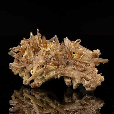 Soufre sur barite d'or de la Pologne