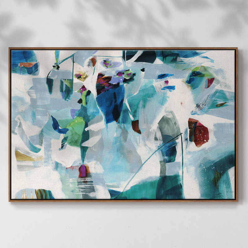 «The Things I Knew», reproduction d'art sur toile, H 25 po x l 37 po x P 2 po, Noyer