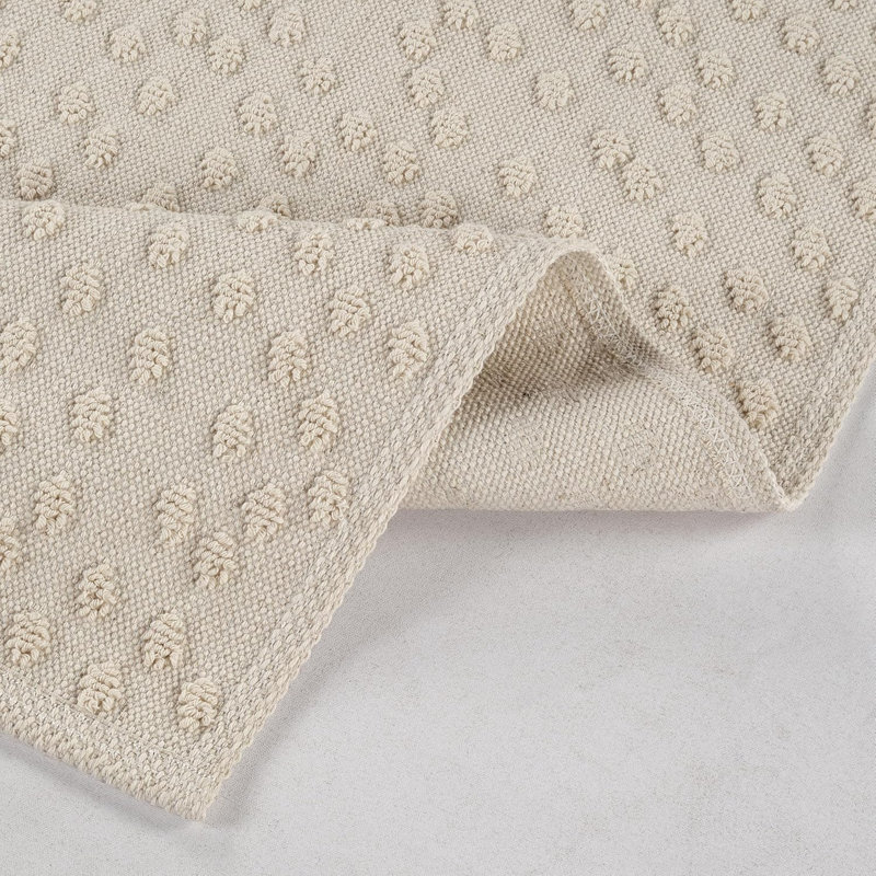 GRECA 100% COTTON Non-Slip Set, Cream Polka Dots