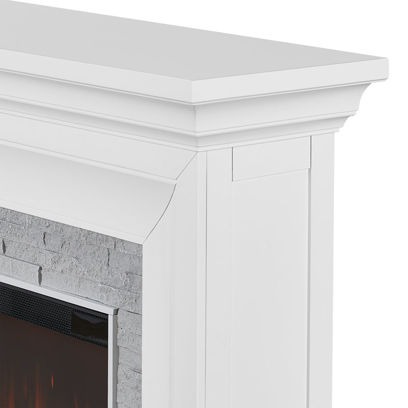 Foyer électrique d'extérieur Sonia 69 "par Real Flame, Blanc, Standard