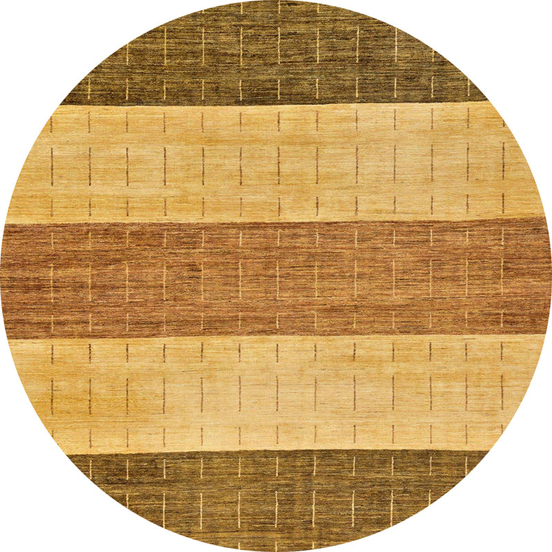 Gadar Abstract Indoor Rug, Round 7'