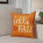 Hello Fall Chevron Chevron Indoor/Outdoor Reversible Throw Pillow-24135988