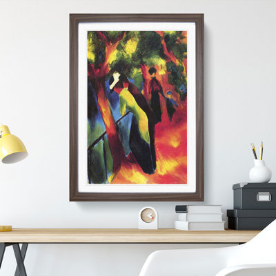 Sunny Way by August Macke - Picture Frame Painting