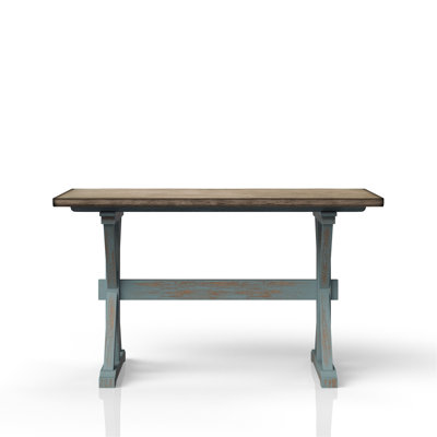 Table de salle à manger à hauteur de comptoir en X