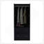 Armoire 2 portes et 2 tiroirs Taly - noir-19789804