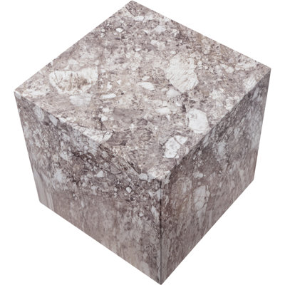 Piazza Geffrey Finished Concrete Indoor/Outdoor End Table