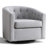 Palopo 29.5" Wide Modern Linen Upholstered Swivel Tufted Recessed Arms Accent Chair (Set of 7)-107731832
