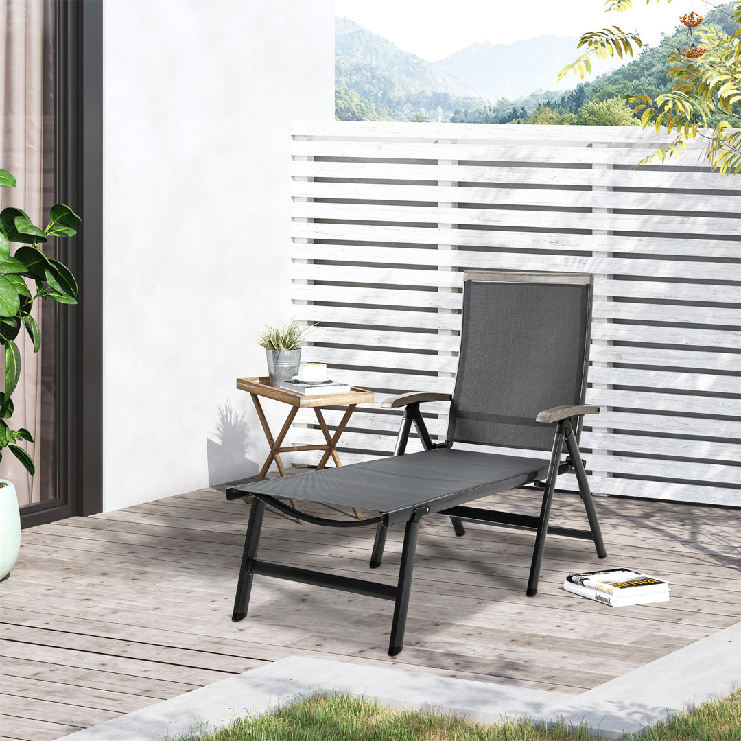 Aymelia 144cm Long Reclining Single Chaise