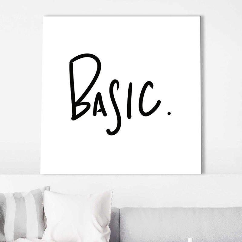 " Basic " by Sd Graphics Studio, Wrapped Canvas, 28" H x 28" W x 1.5" D