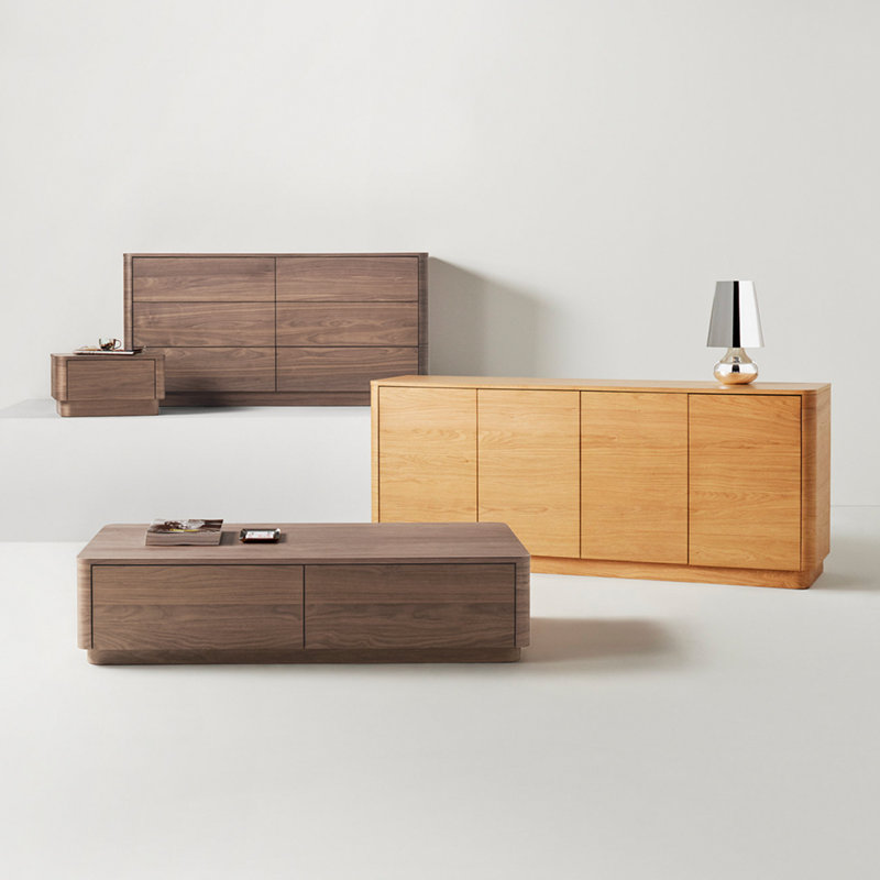 Mille Coffee Table, Walnut