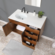 Floating Walnut Vanity – Wood Metal & Beyond