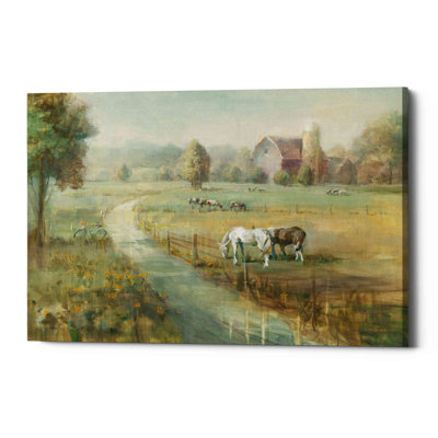 Tranquil Farm - Reproduction d'art sur toile tendue
