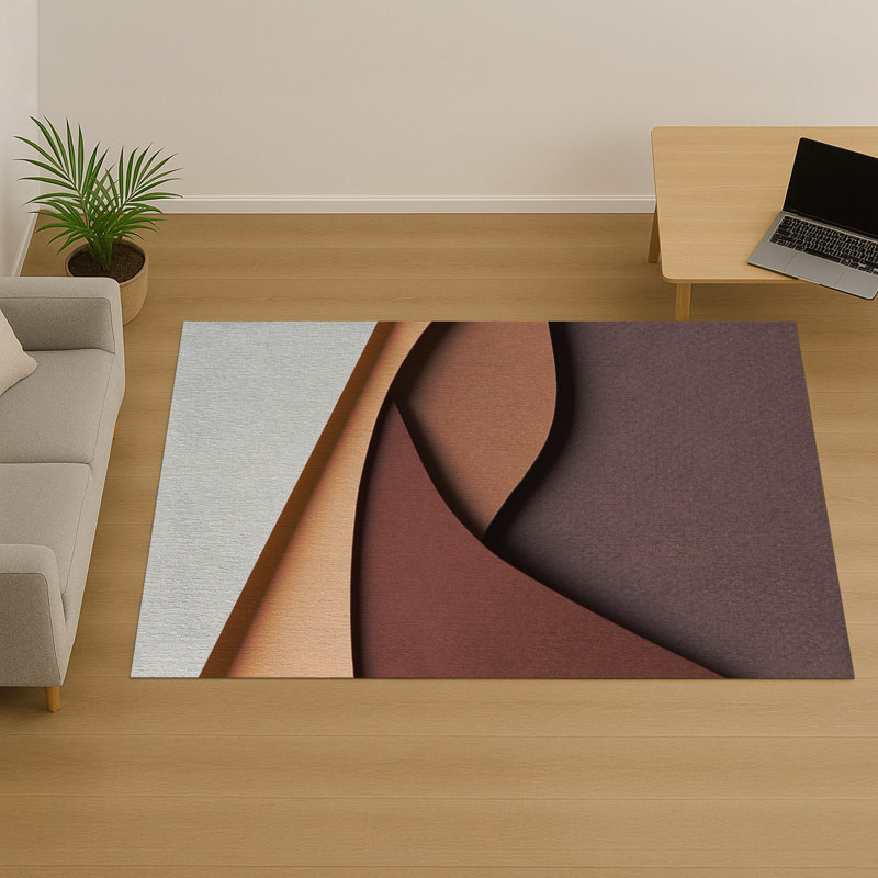 Geometric Area Rug, Rectangle 90 x 150 cm