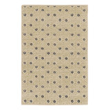 Block Print Handmade Kilim Silk and Wool Floral Area Rug